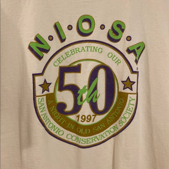 Vtg San Antonio NIOSA 1997 T Shirt Sz XL - Picture 2 of 4